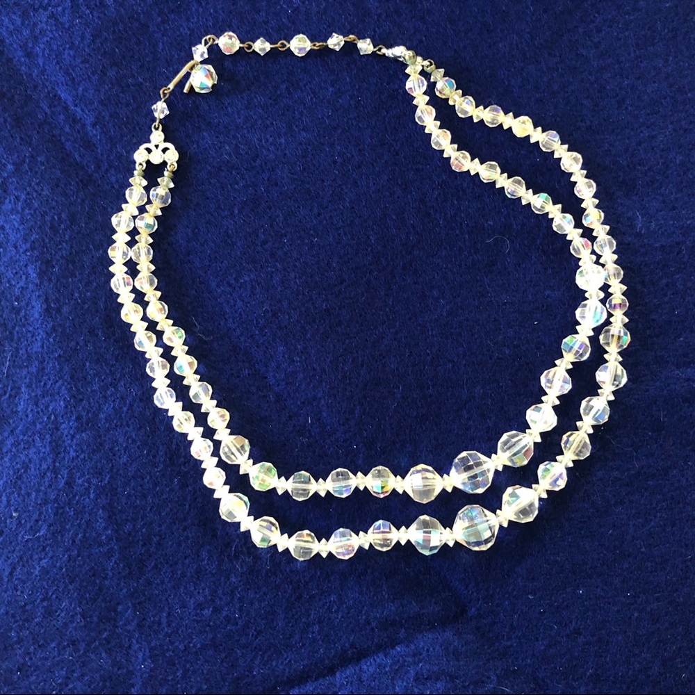 Vintage Cut Glass Choker